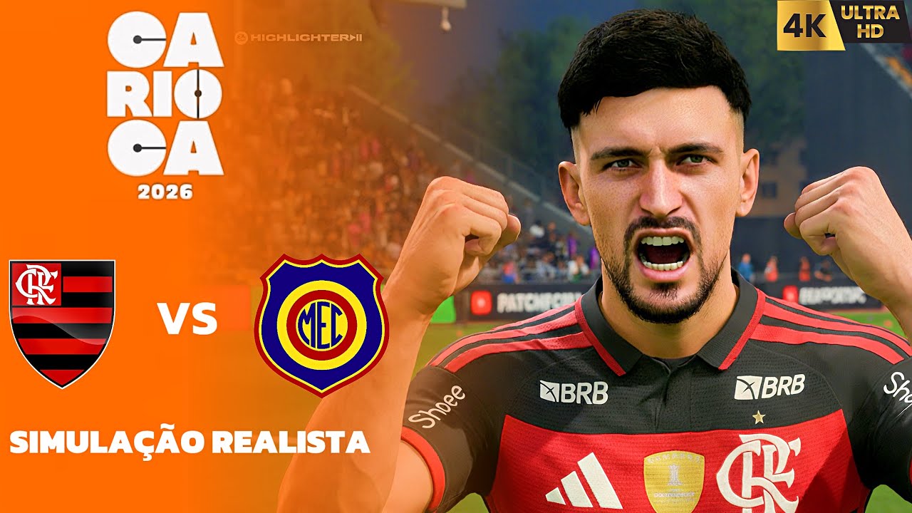 FC 26 - Flamengo vs Madureira | Campeonato Carioca 2026 | Simulação 4K (60FPS) Ultra Realista.