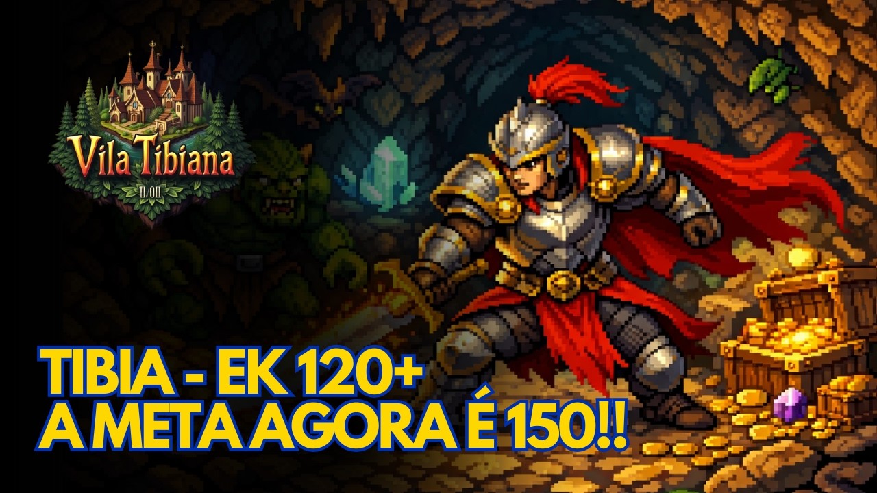 EK 120+ no Global | Rumo ao 150 | Hunt da Noite [TIBIA]
