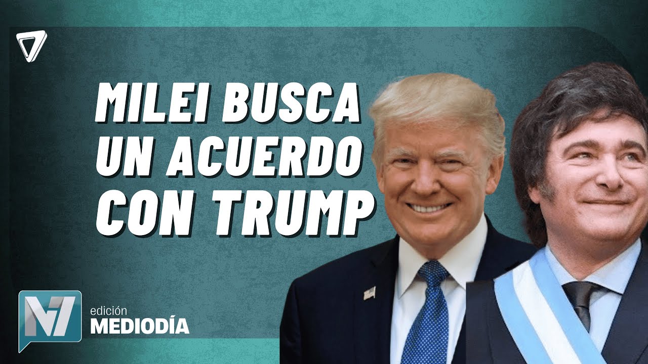 AHORA: Javier Milei busca acuerdos CLAVE con Donald Trump en el Foro de Davos