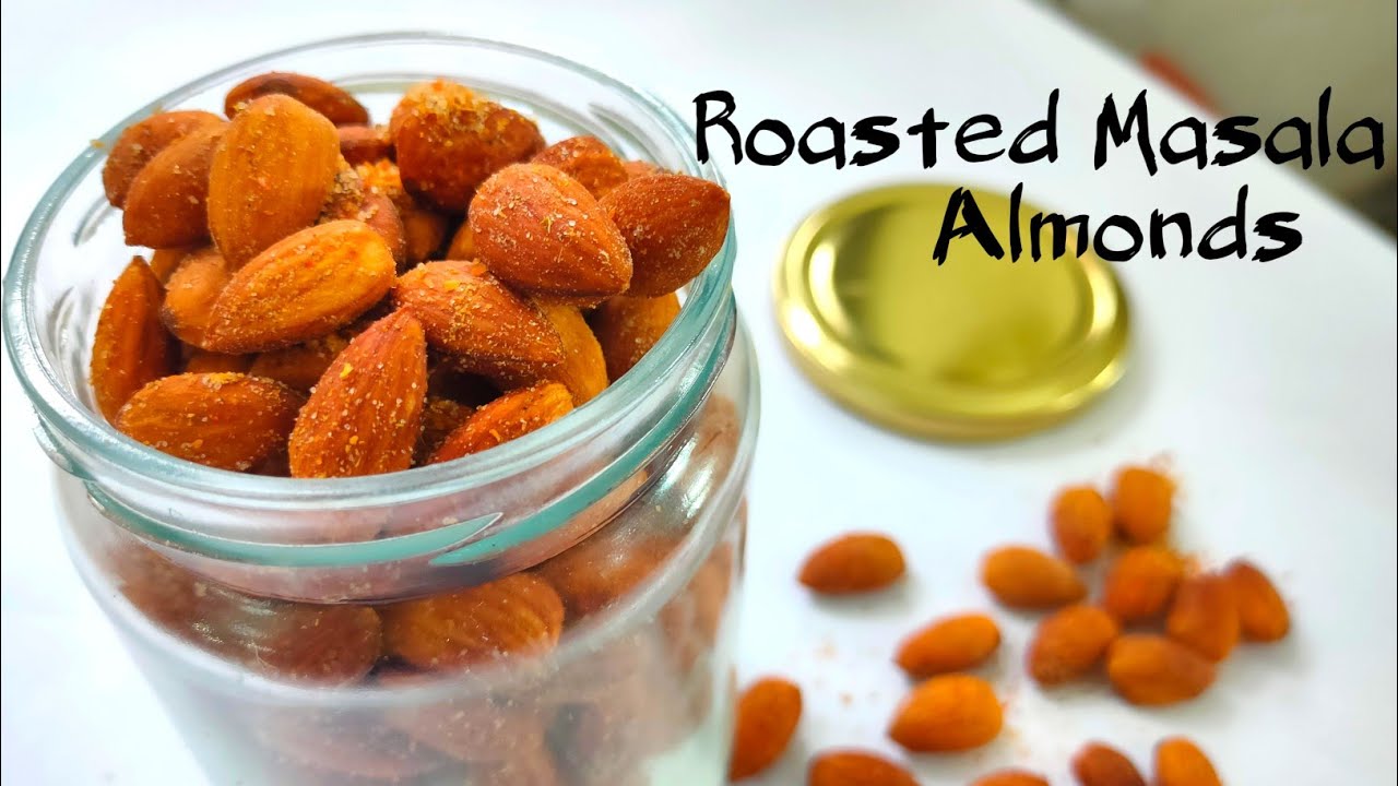 Roasted Masala Almond | Festival Snack | How To Make Roasted Almonds | perfect Masala Badam | salted