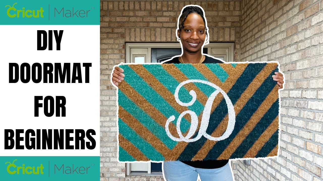 (easy) HOW TO MAKE A DOOR MAT WITH CRICUT FOR BEGINNERS