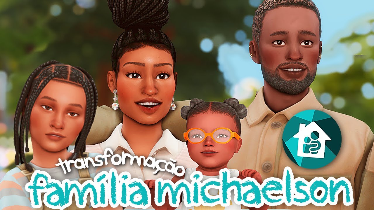 transformei a família mais fofa da nova expansão a aventura de crescer do the sims 4 (michaelson)
