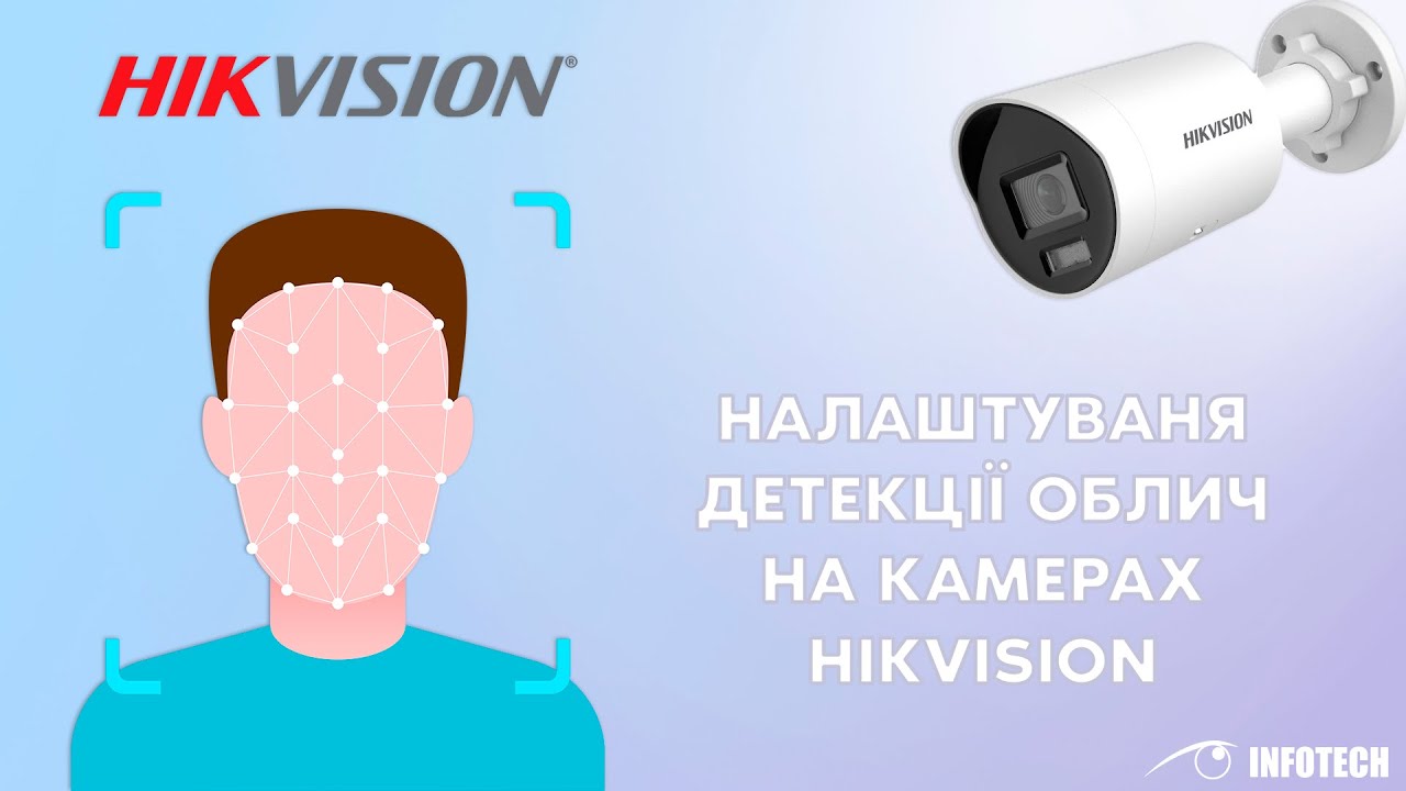 Налаштування детекції облич на камерах Hikvision
