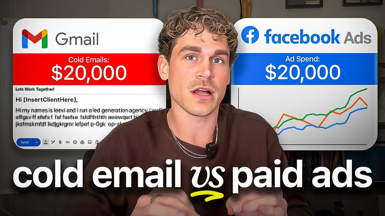 I Spent $40K Testing Cold Email VS Paid Ads - Here's What Won