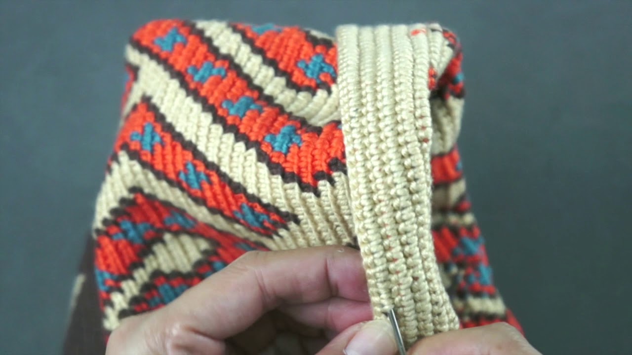 คลิปการถักเป้ Wayuu 8