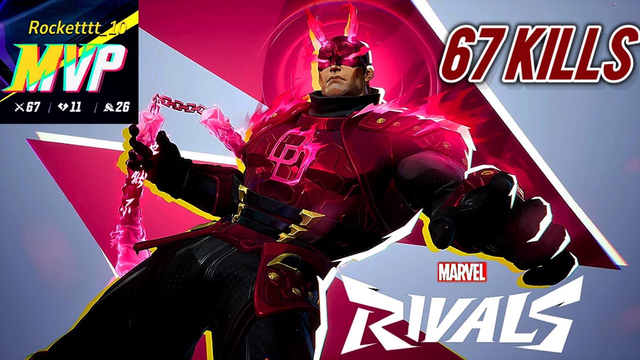 Dropping 67 Kills with Daredevil | Marvel Rivals | PS5 | Controller Player | Console
