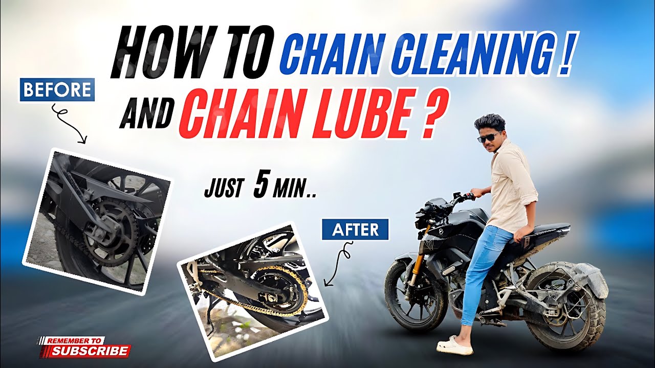 How to chain clean and lube?😬|| mt15 chain problem||thejamy7☠️
