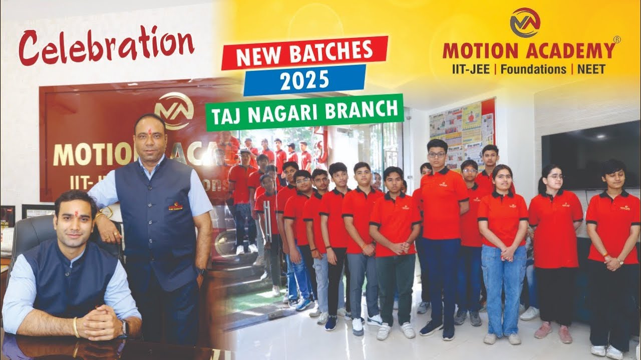Motion Academy Taj Nagari || New Batch || Celebration || Agra Coaching || IIT & NEET ||