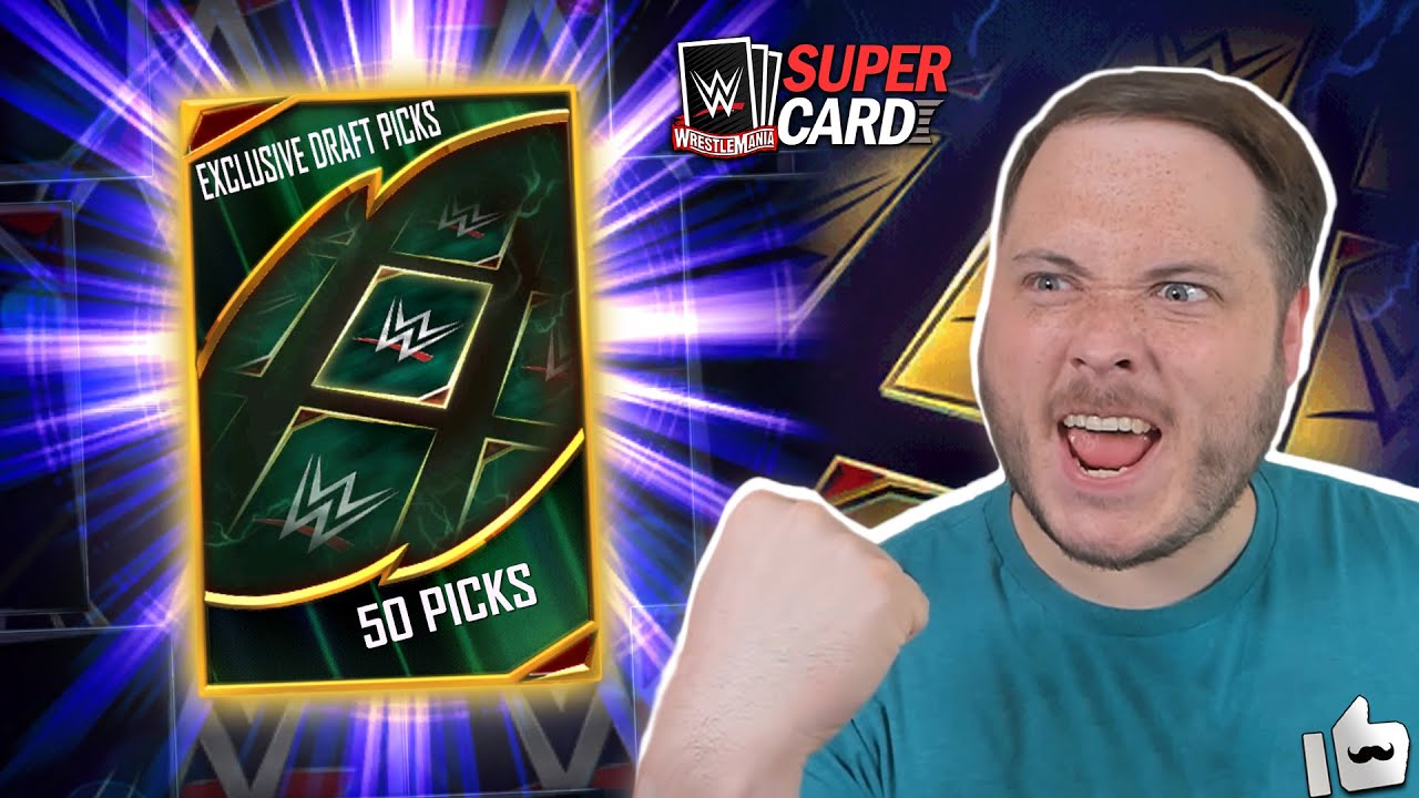 50 EXCLUSIVE DRAFT PULLS!! Over 300k Dust Used! | WWE SuperCard