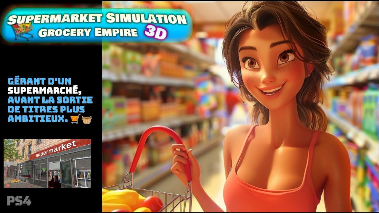 Supermarket Simulation Grocery - Découverte avant la vague de Supermarket like 🛒(PS4/PS5 ) [FR]