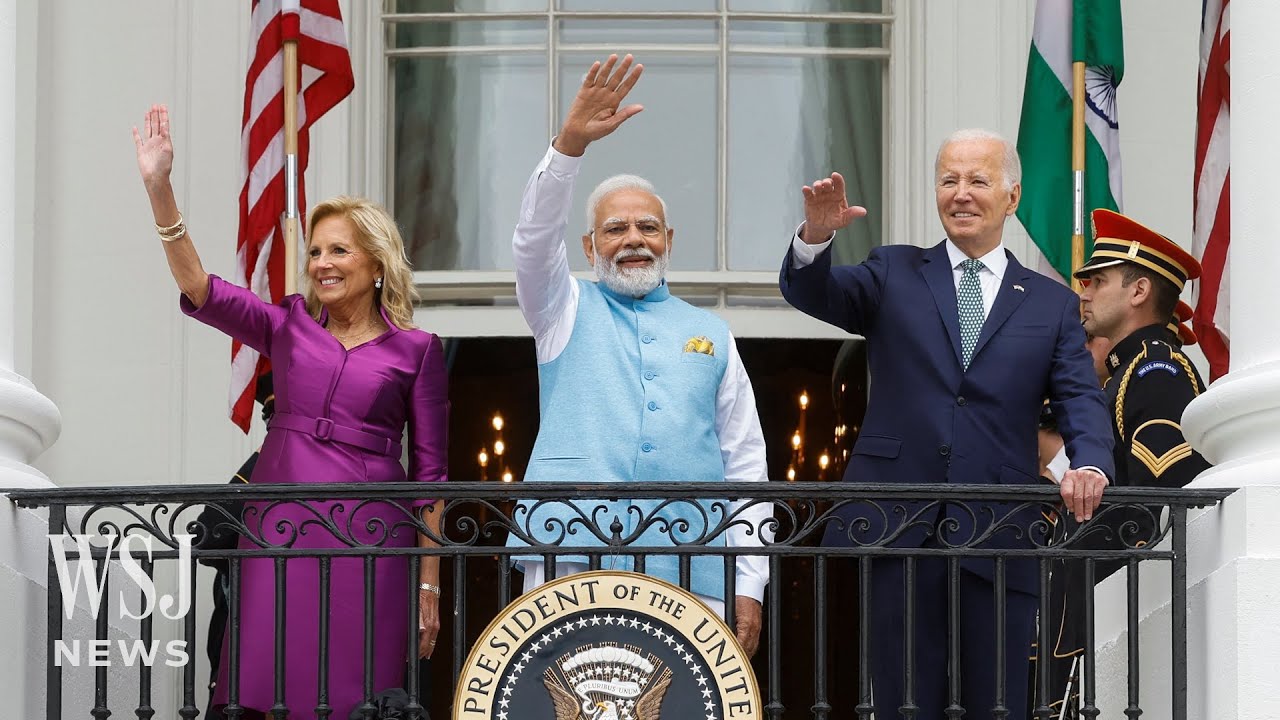 Biden Announces Economic, Defense Deals With India During Modi Visit | WSJ News