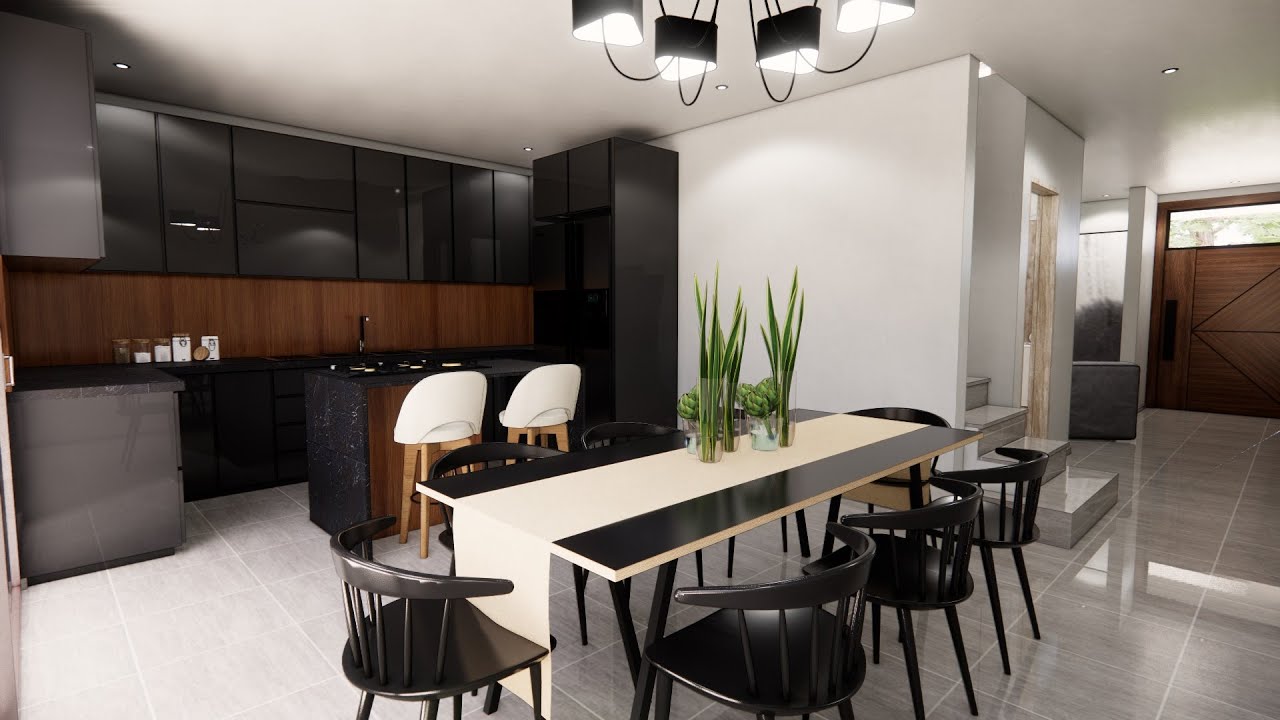 Una CASA REALMENTE de 6X14 con 4 HABITACIONES