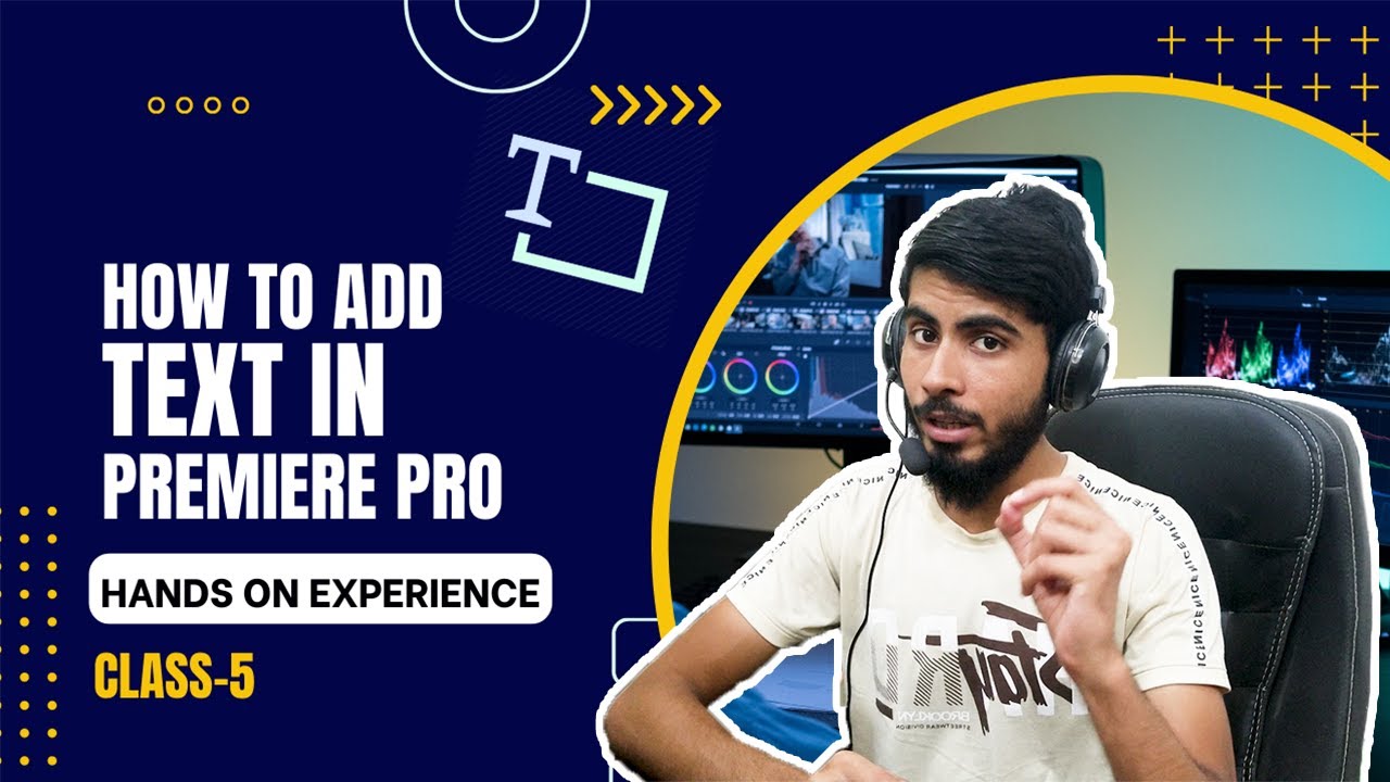 How To Add Text Effects With Animation In Premiere Pro