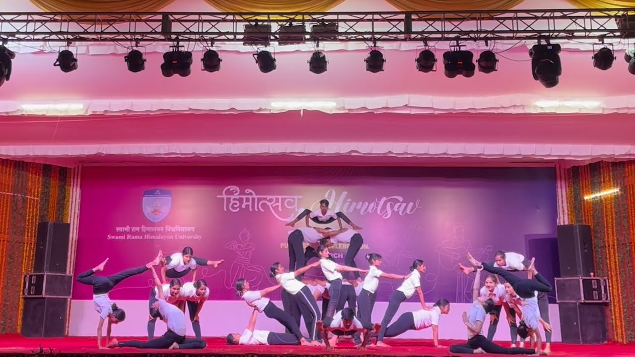 Advanced Group Yoga Demonstration / Musical Yoga Performance.