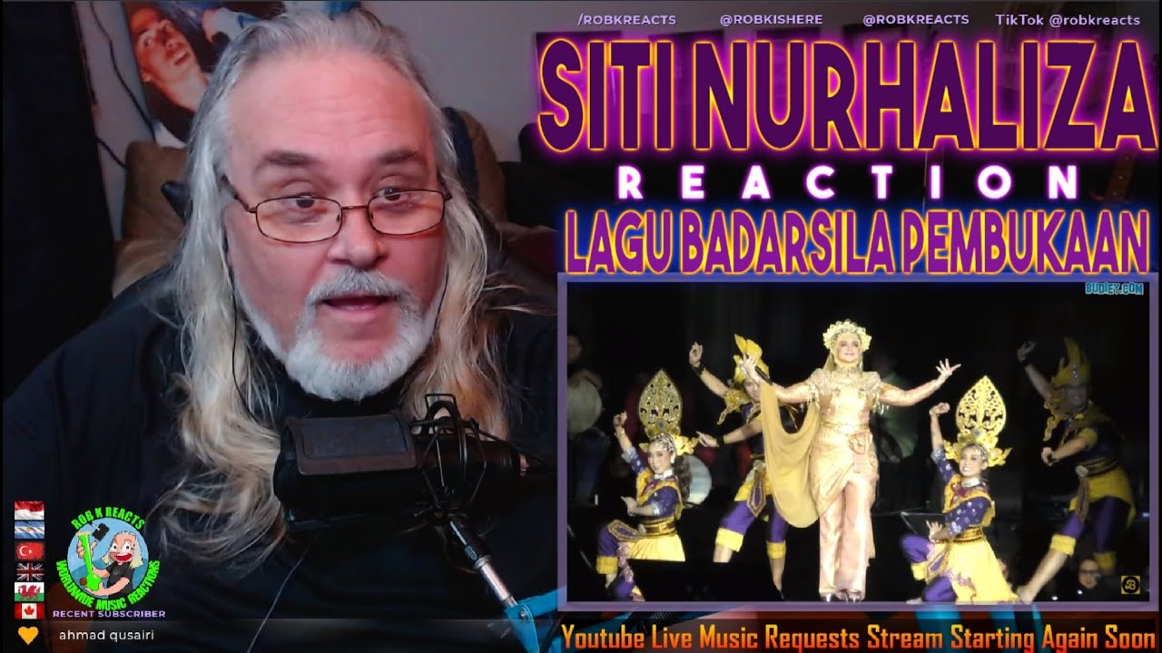 Siti Nurhaliza Reaction - Lagu BADARSILA Pembukaan Konsert - First Time Hearing - Requested