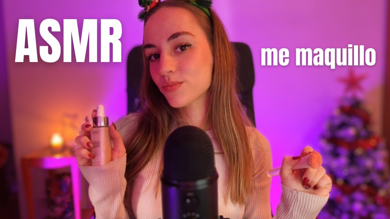 ASMR en español | ME MAQUILLO y CHARLAMOS 🥰