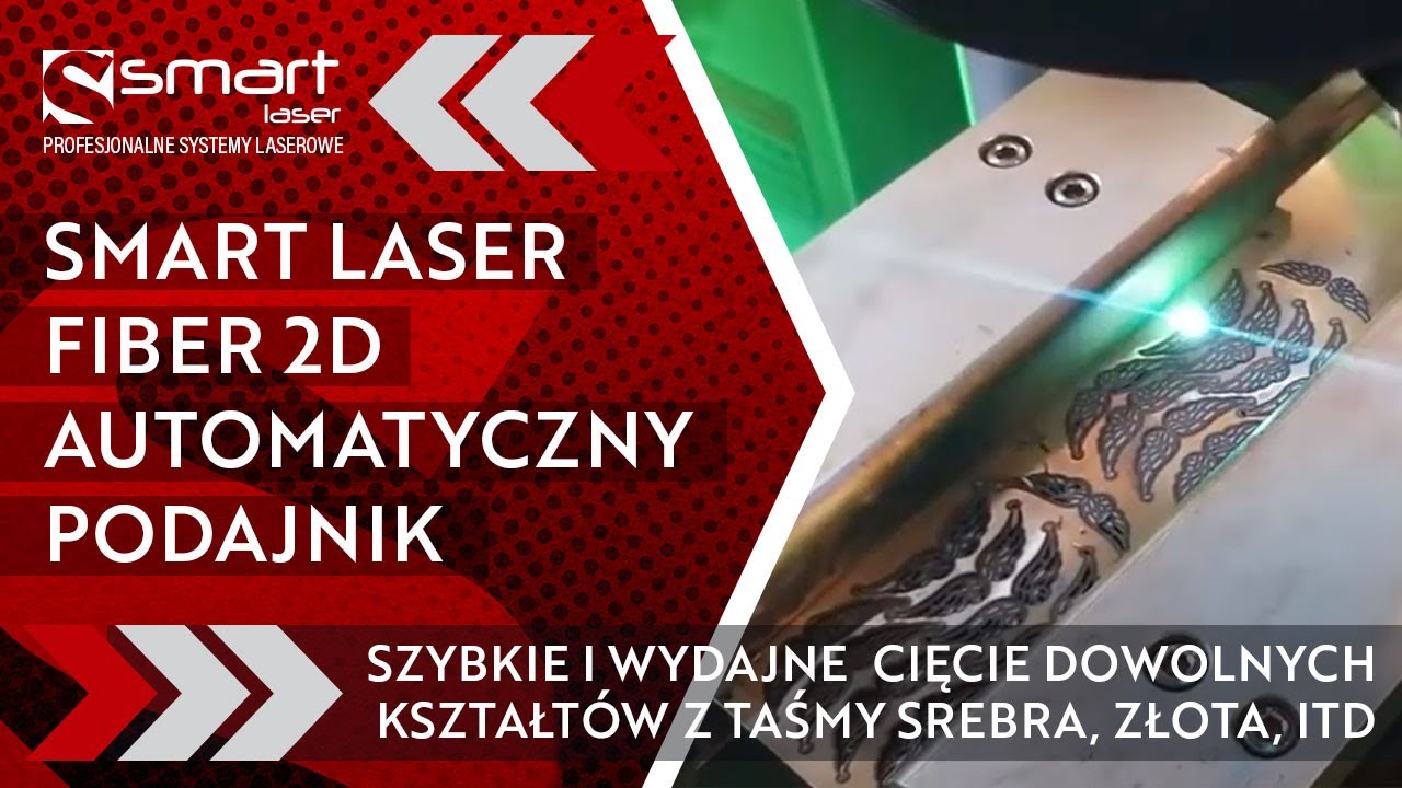 Smart Laser Fiber 2D  -  Automatyczny Podajnik, srebro, złoto, celebrytki,