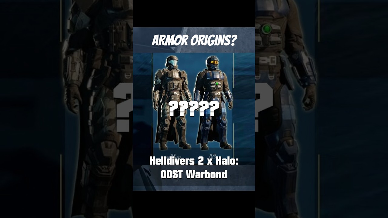 Did you know this about the A-35 Recon armor set? #halo #helldivers2 #gaming #odst #lore