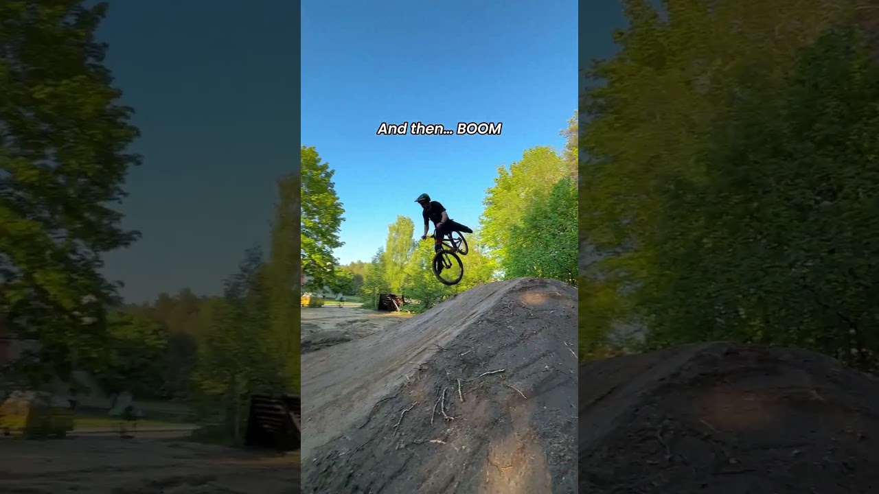 Should I invest in more protection or just learn to chill? 🤣 #mtb #dirtjumper #crash