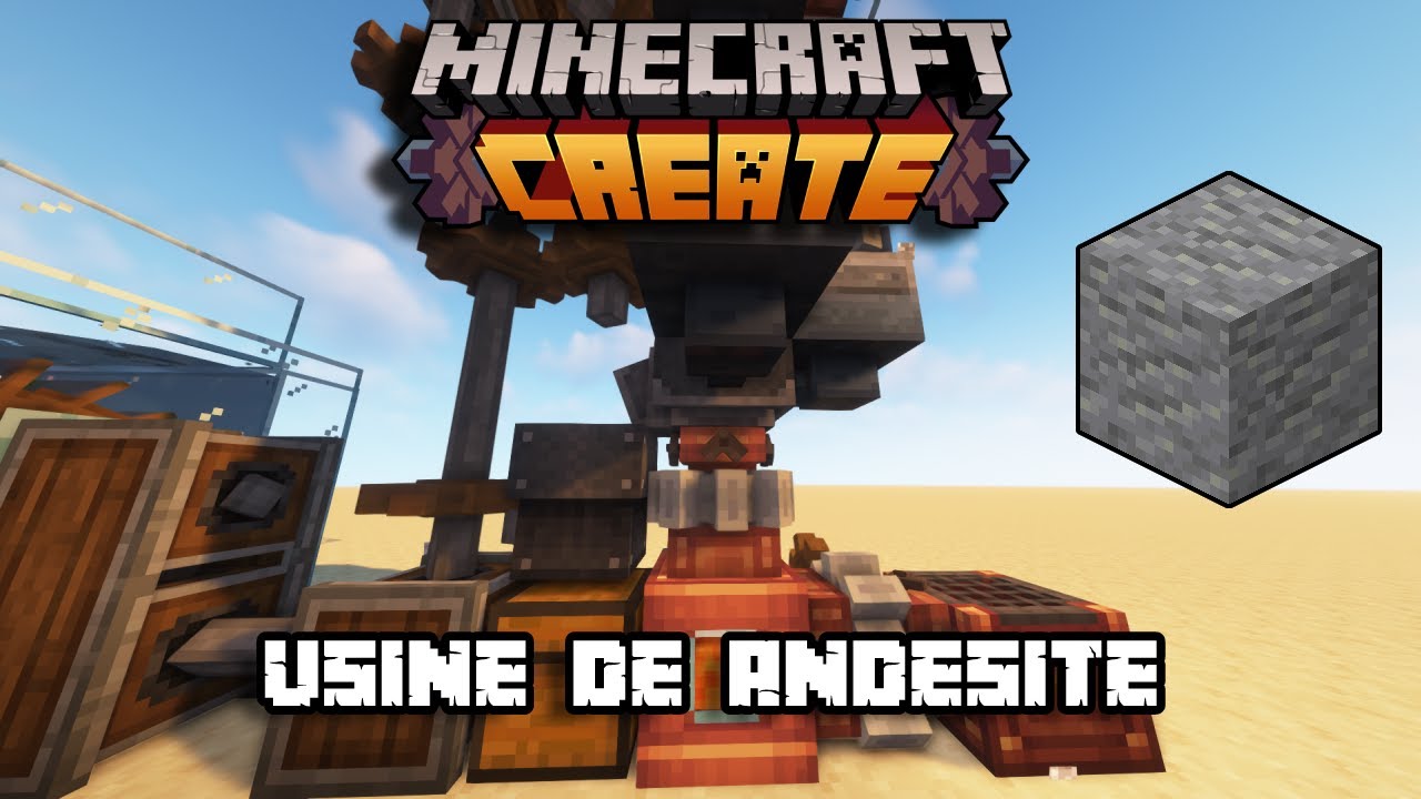 Minecraft Create [FR] - Usine d'Andésite #14