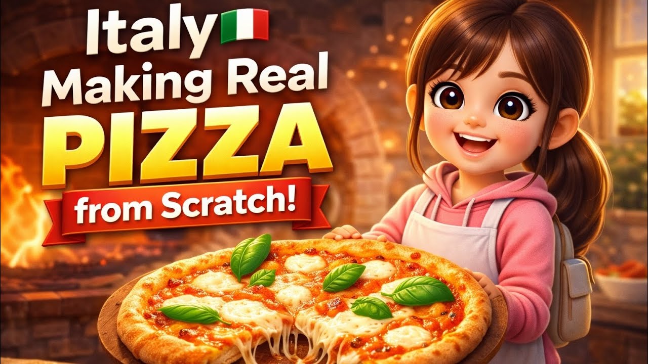 Real Italian Pizza 🍕 | From Dough to Oven 🇮🇹