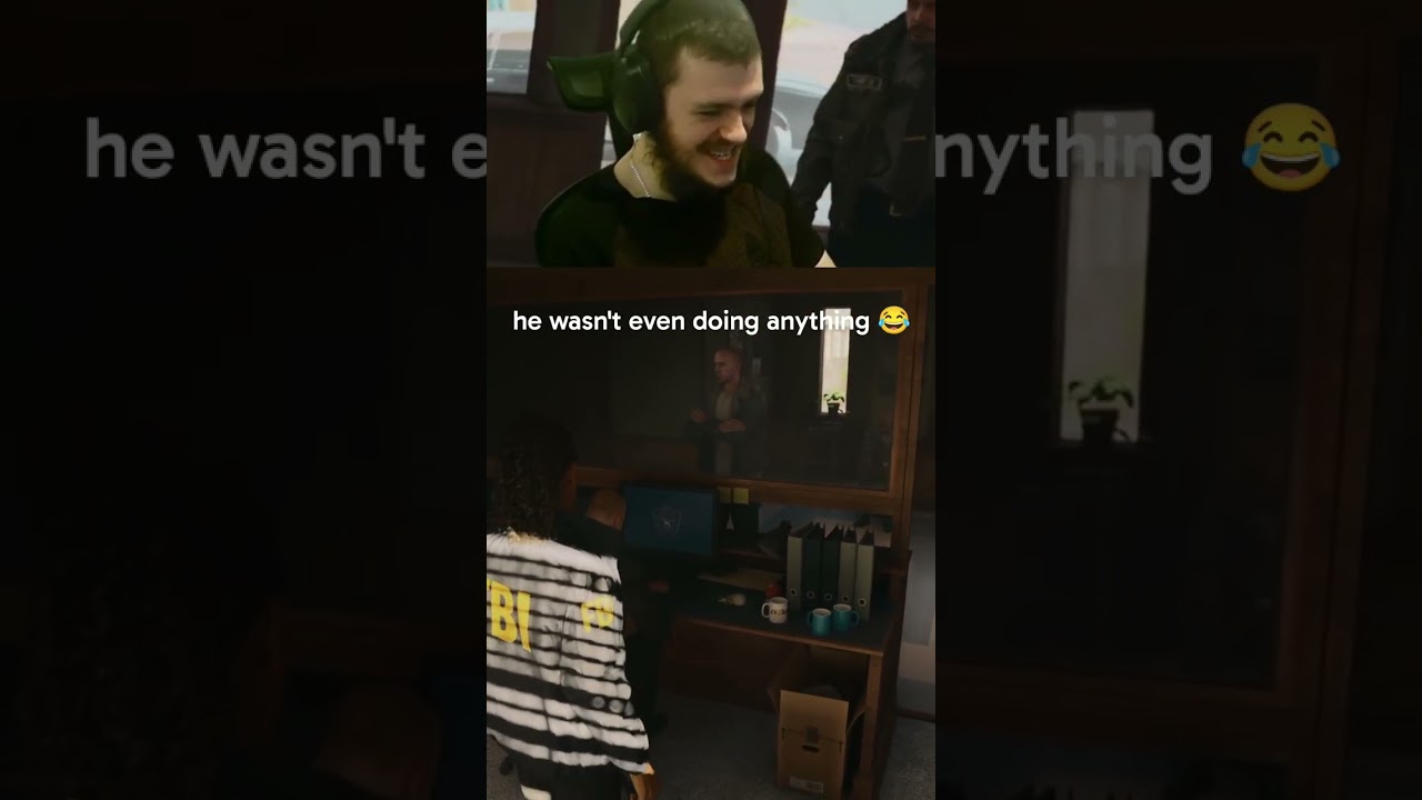 he wasn't even doing anything 😂 #gaming #clips #funny #foryou