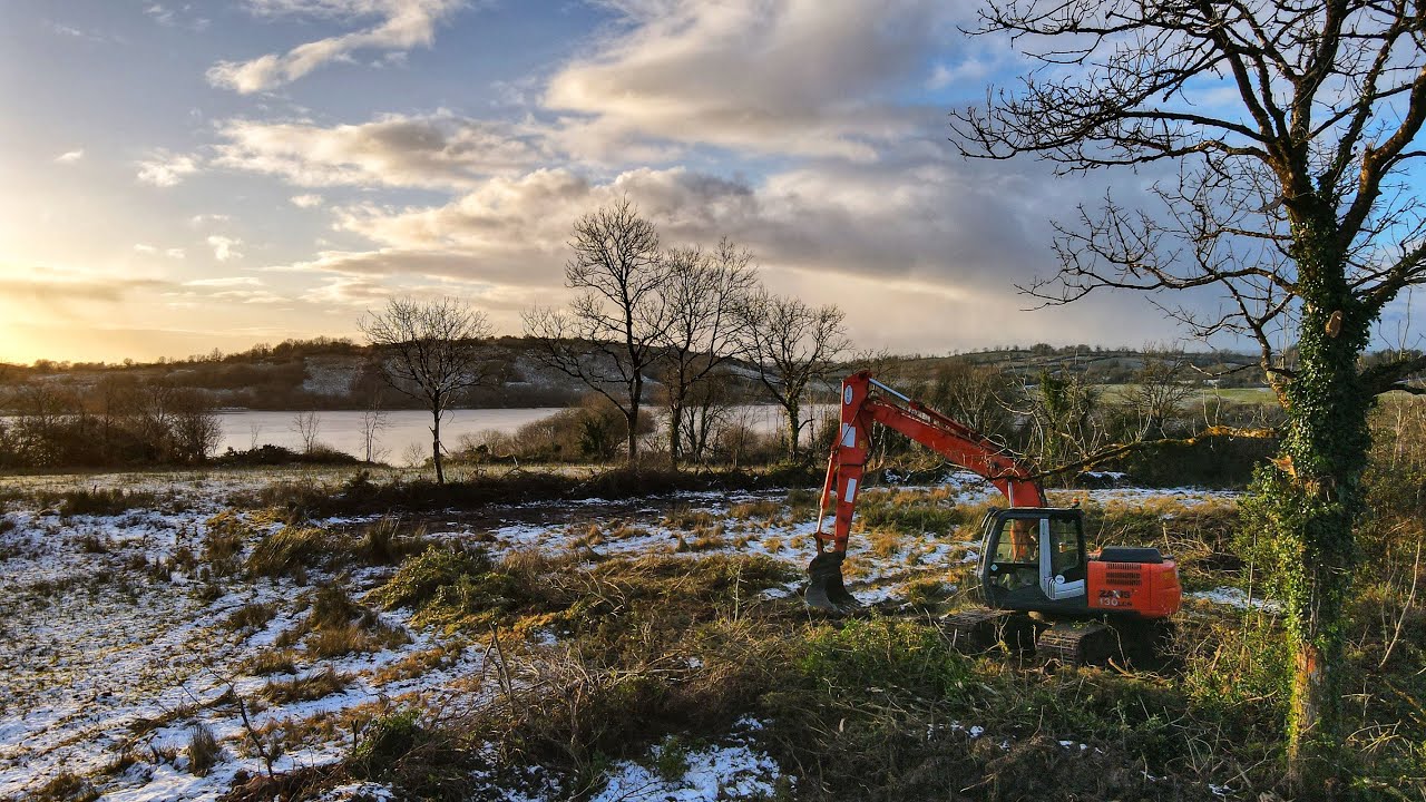Tidying Land With The Digger ! Start To Finish ~ Drone