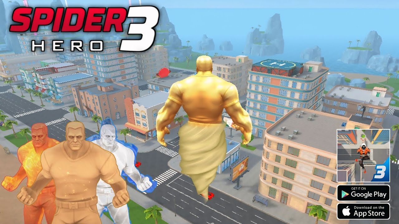 Spider Fighter 3 (SANDSTROKE's Sand Power-Up) Gameplay Android & IOS