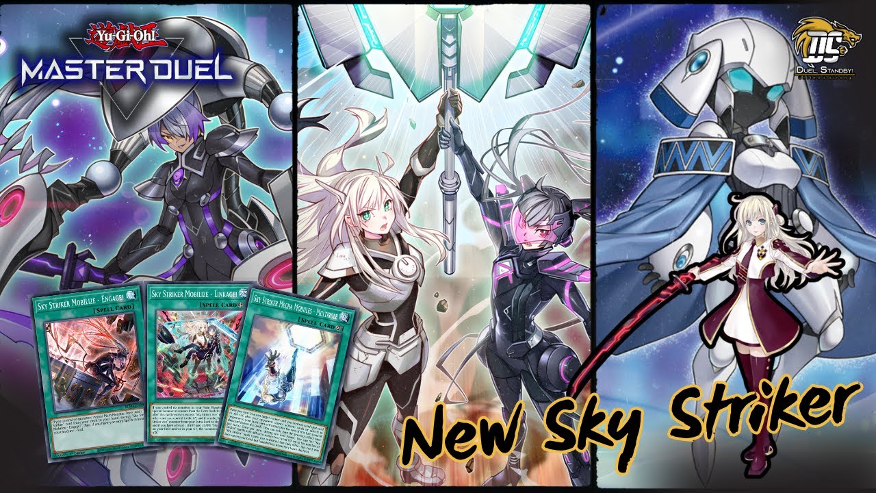 [YUGIOH MASTER DUEL]  NEW SUPPORT SKY STRIKER, WAIFU TIME!!!