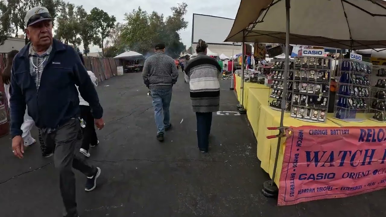 Riverside, Ca.  Van Buren Drive-in Theatre and Swap Meet November, 2024