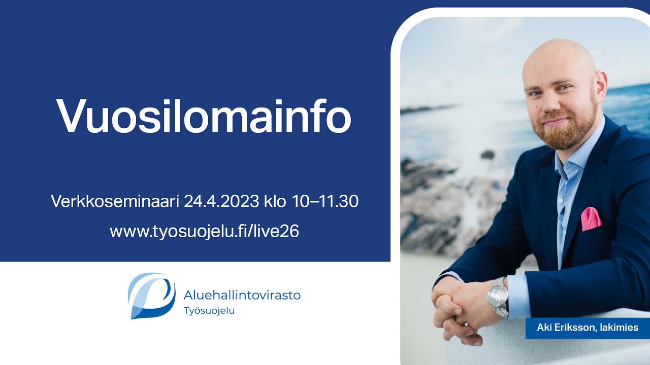 Vuosilomainfo 24.4.2023 (Semesterinfo)