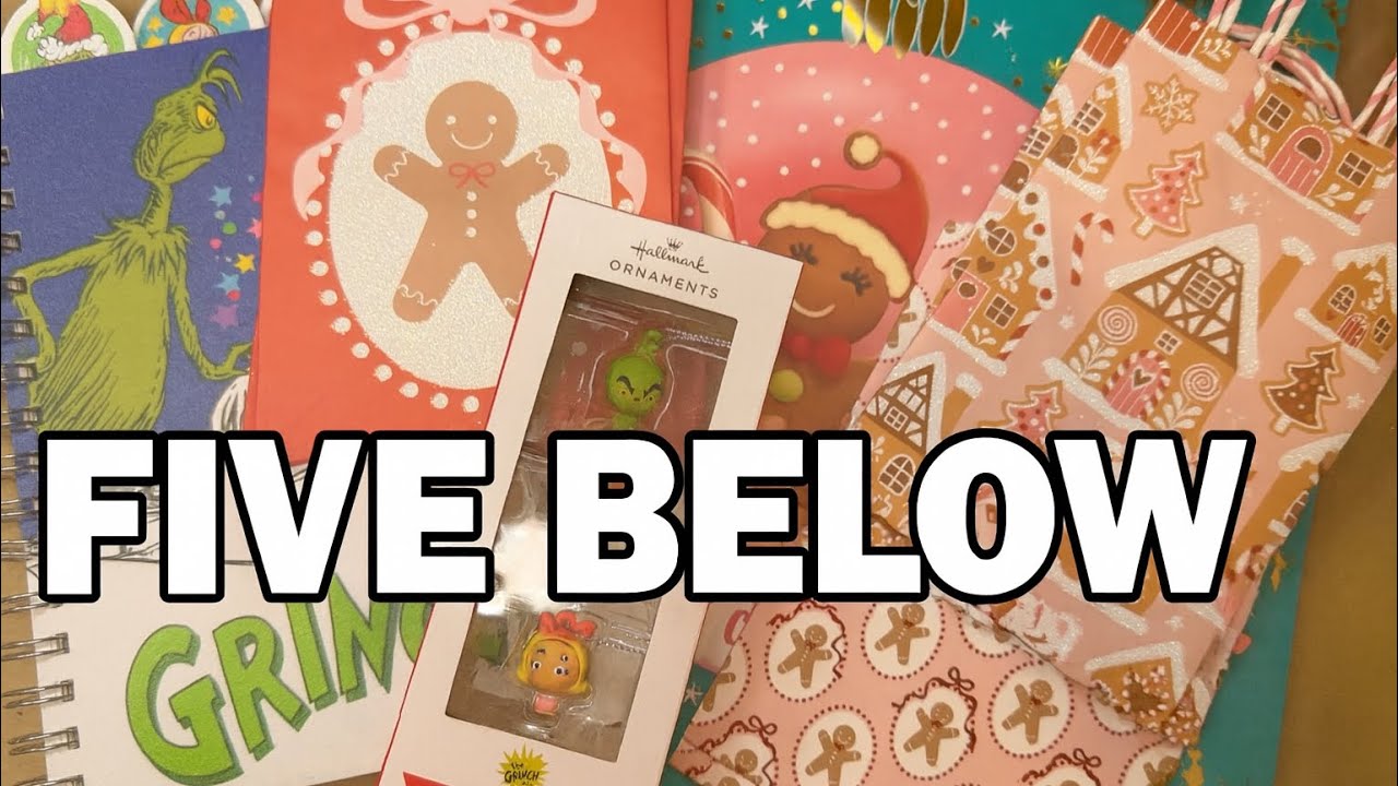 НОВИНКА Five Below Haul — забавные рождественские и ненужные вещи из дневника!! 🤩