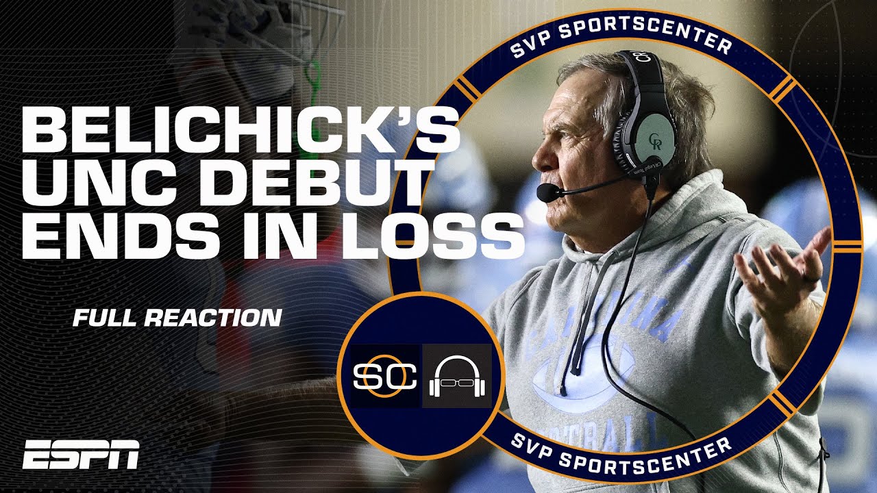 TCU vs. UNC Full Reaction 🏈 What went wrong in Bill Belichick’s debut? | SC with SVP