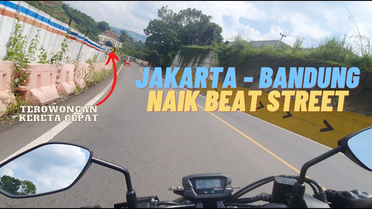 TOURING JAKARTA - BANDUNG NAIK HONDA BEAT STREET YANG MASIH BAU DEALER | KUAT GAK YA? | AVLOG