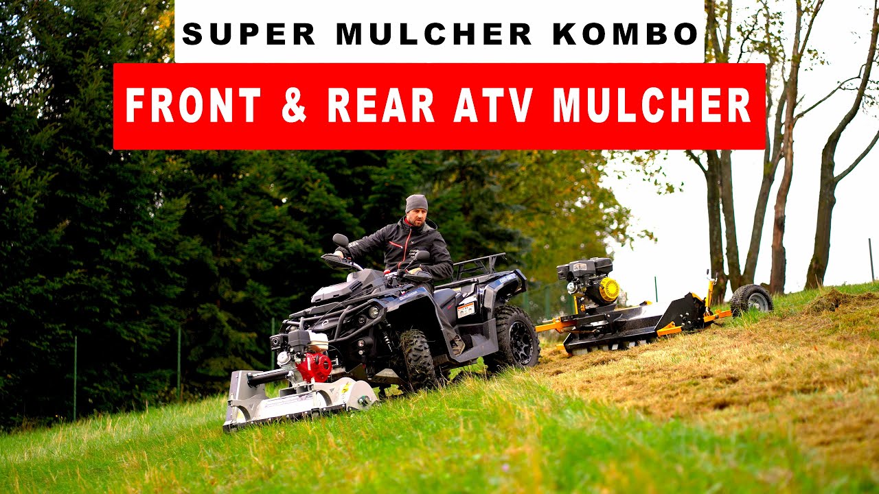 ❗FRONT & REAR❗ SUPER MULCHER KOMBO ATV❗
