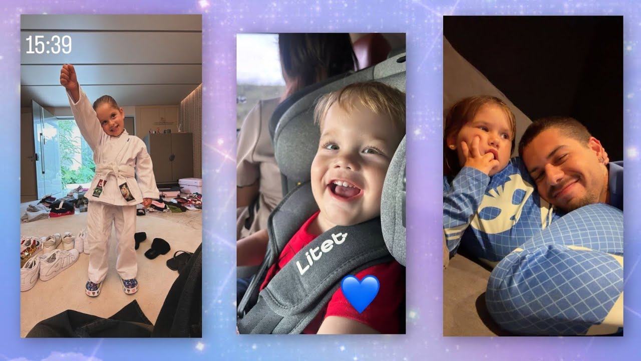 Zé Felipe com os filhos Maria Alice a Floflo e o José Leonardo 