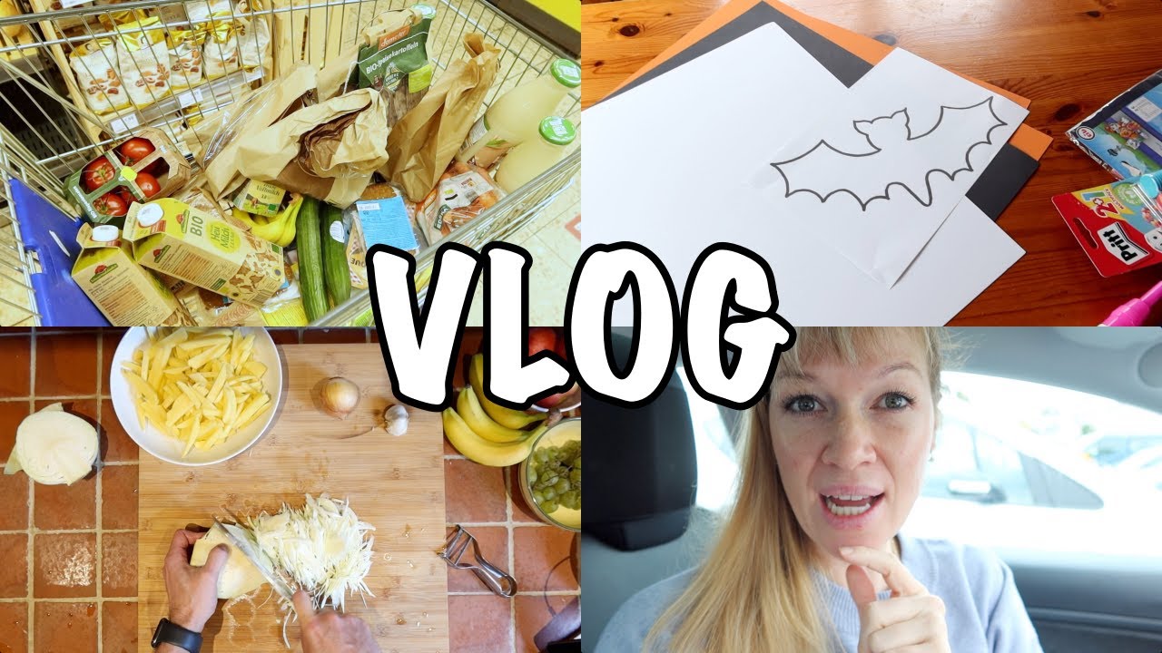 Food Haul 138€ | Halloween basteln | endlich back on YouTube