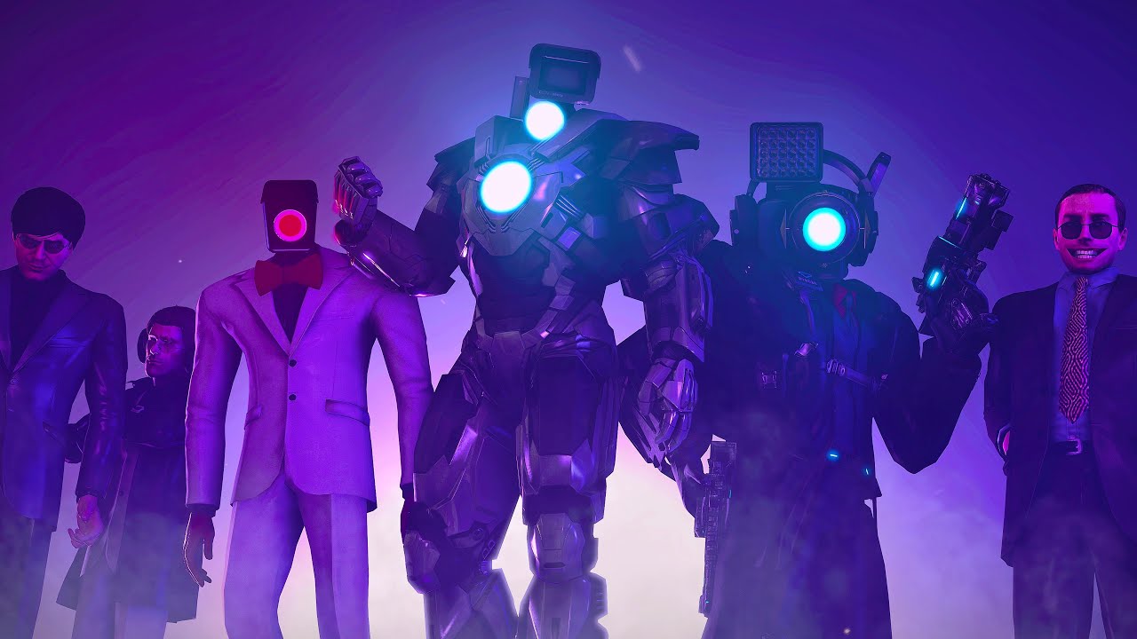 Skibidi YouTubers Assemble