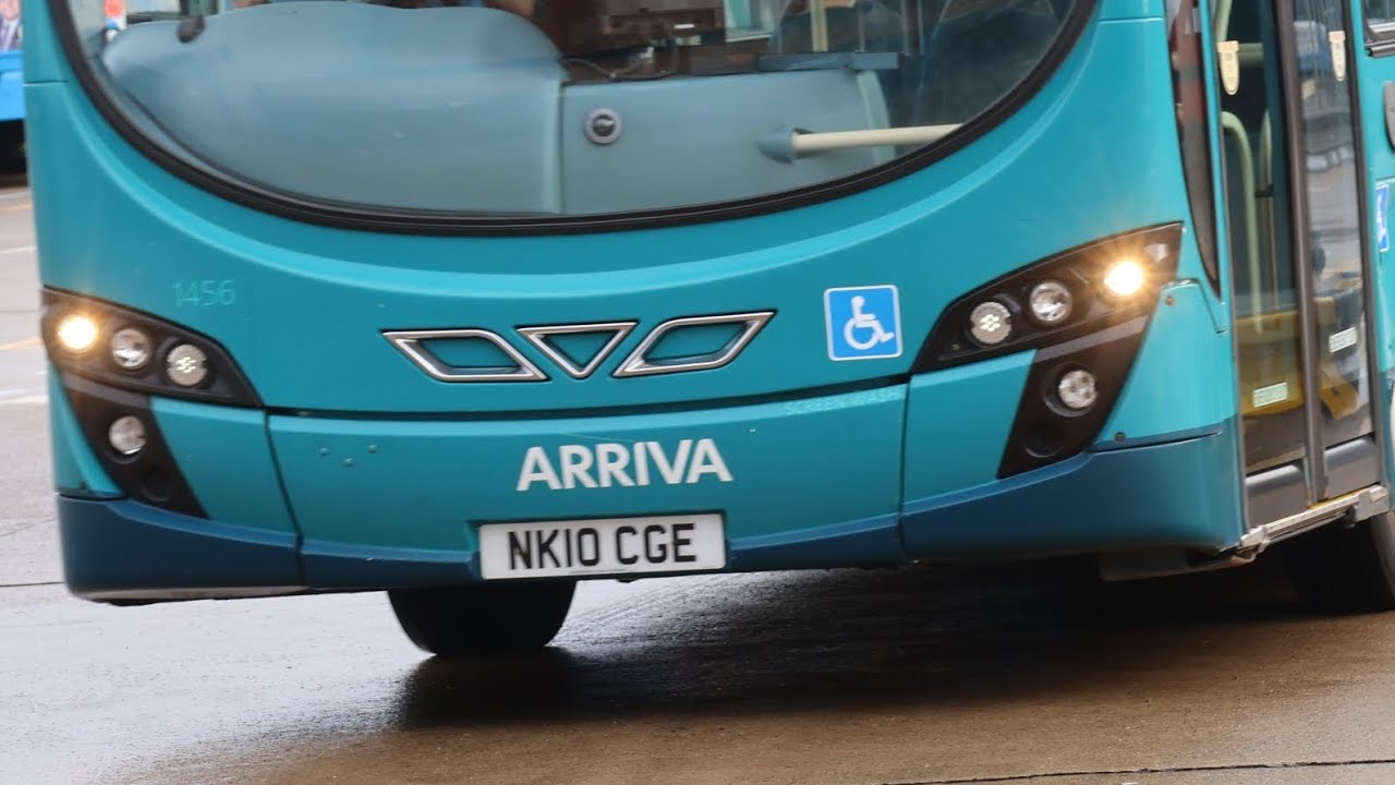 Arriva Stockton Based VDL SB200 Wright Pulsar 2 on the 28 to Guisborough (1456) (NK10 CGE)