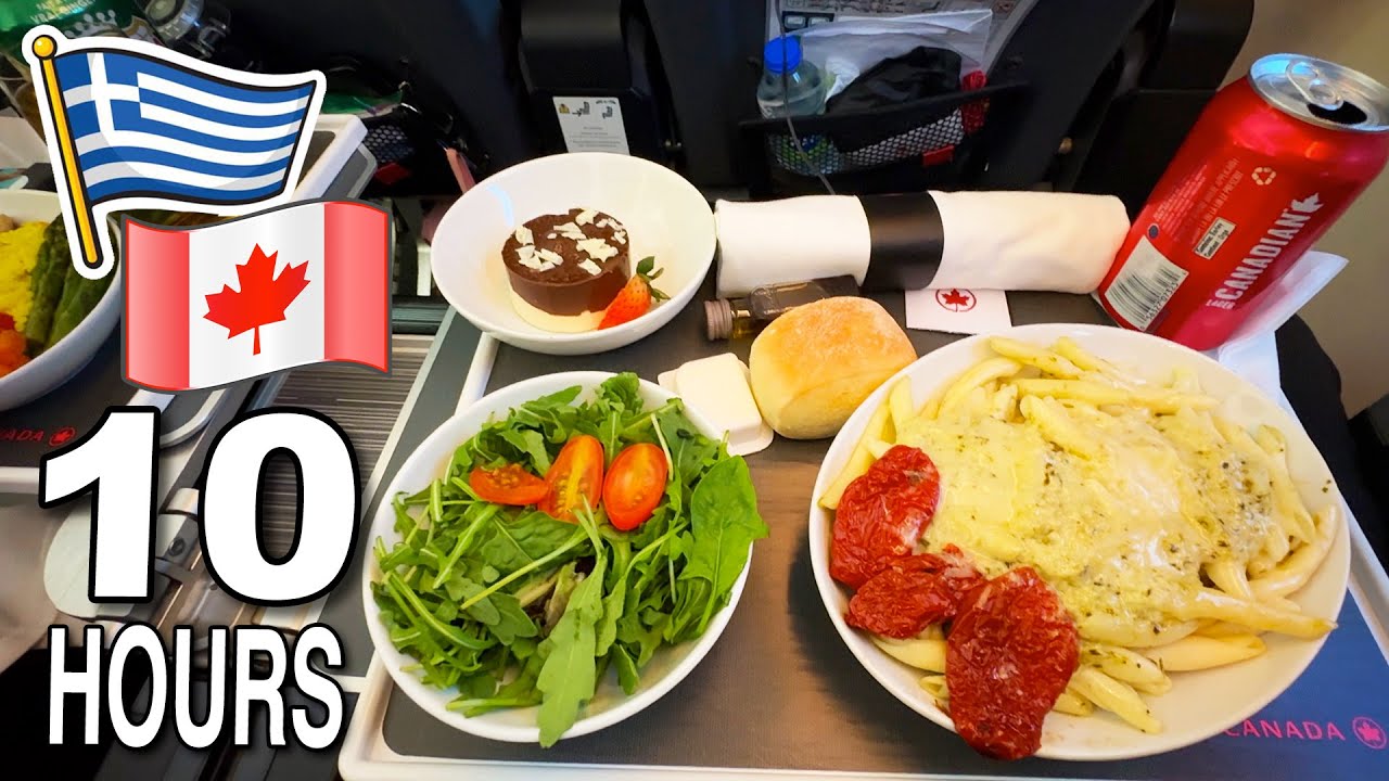 10 Hour Flight Greece to Canada Premium Economy