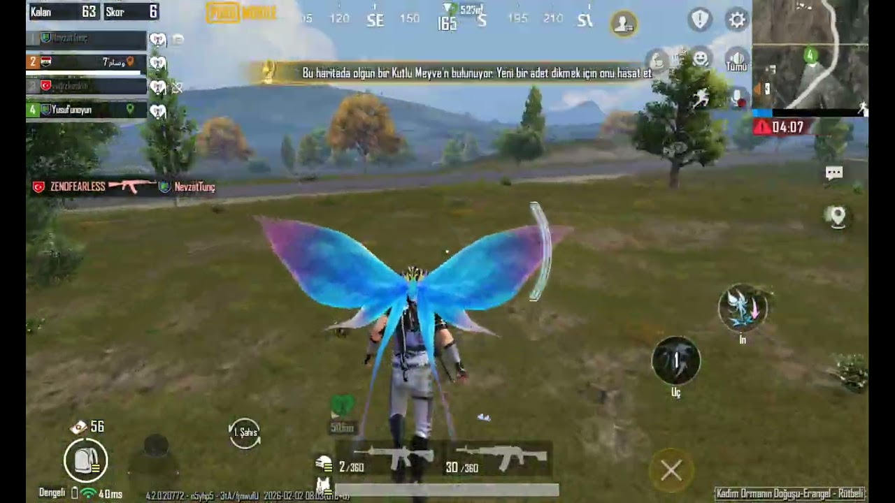 Pubg oynadım ve yeni güncelleme gelmiş 