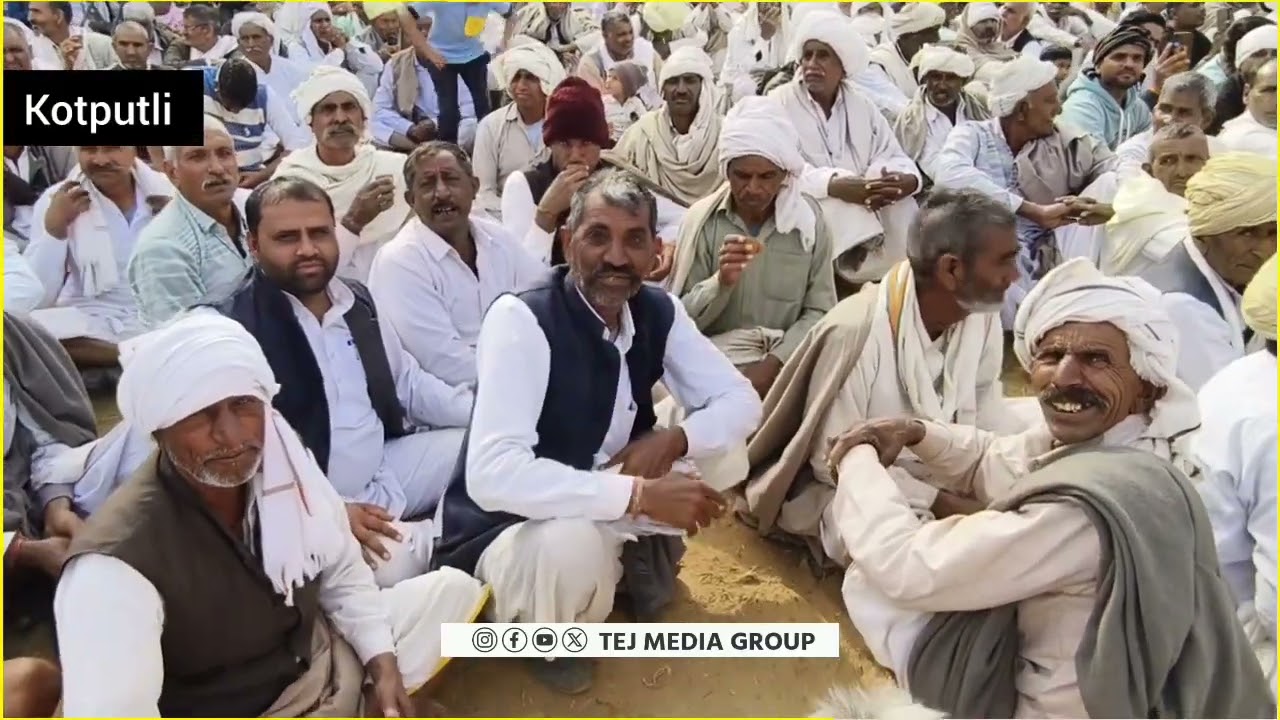 Kotputli कुहाड़ा भेरू मंदिर में JCB का चूरमा पर भीड़, Kotputli विधायक हंसराज पटेल का बयान वायरल !
