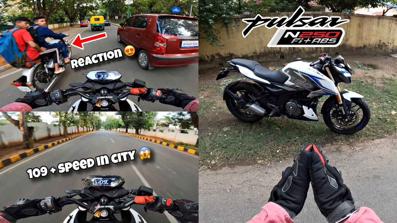 Ajtak Aise Sports Bike Nahi Dekhi Pulsar N250 🙏😨 || City Ride In My Pulsar N250 || Exhaust Sound 😱