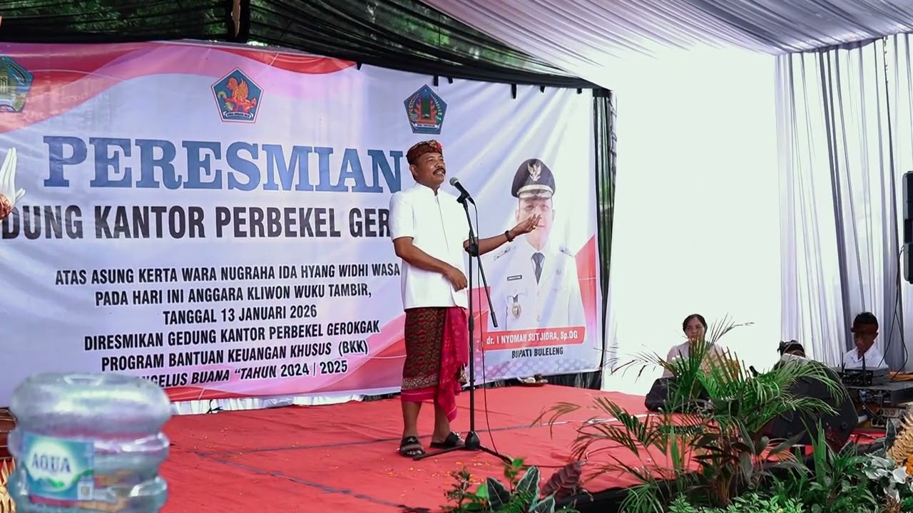 PERESMIAN KANTOR DESA GEROKGAK