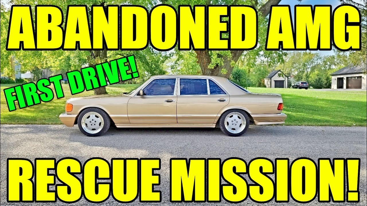 First Drive Of The Abandoned Pre-Merger AMG Car That Sat For 27 Years! Fixing/Preparing Everything!