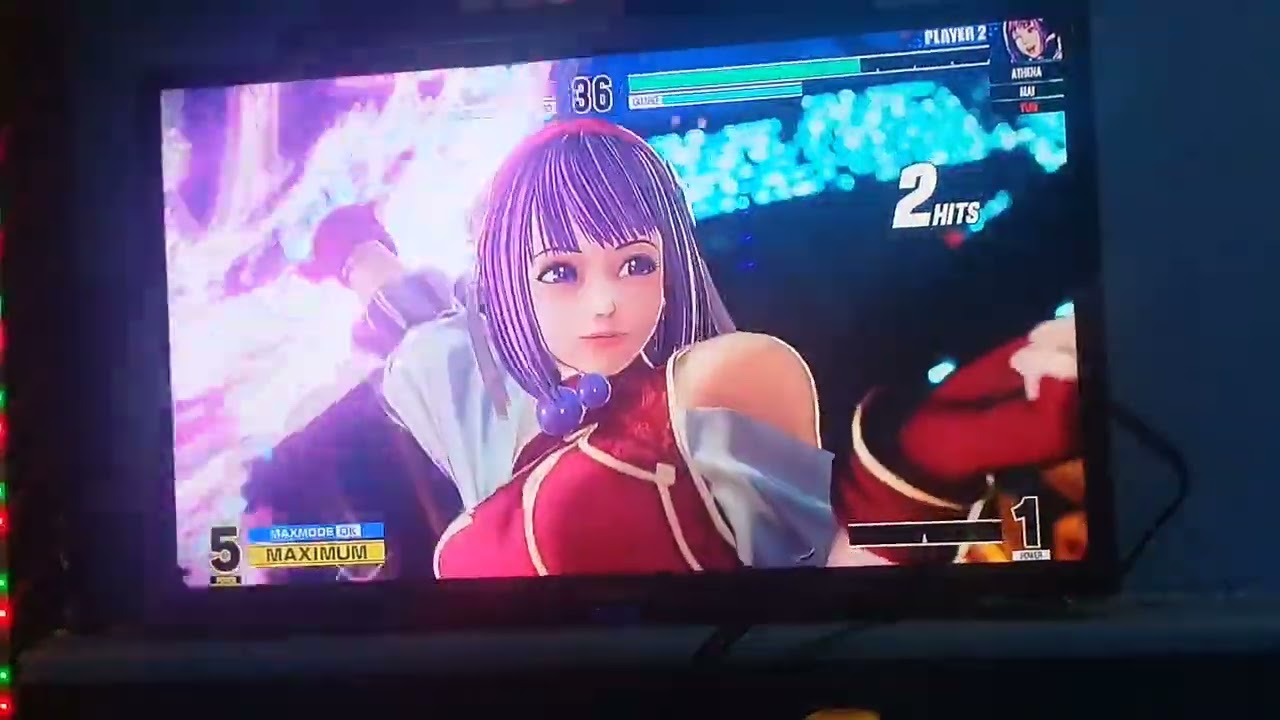 Shakyhandcam KOFXV: TriggeroftheFGC(Yas/Ter/Roc) vs Zakutena(Yur/Ath/Mai) in Romatt Game Center