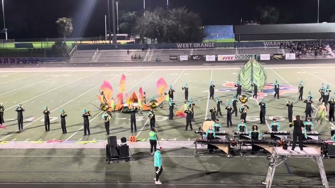 Sunlake High School Marching Band @ FFCC 1st Outdoor Championships @ West Orange HS, November 2024