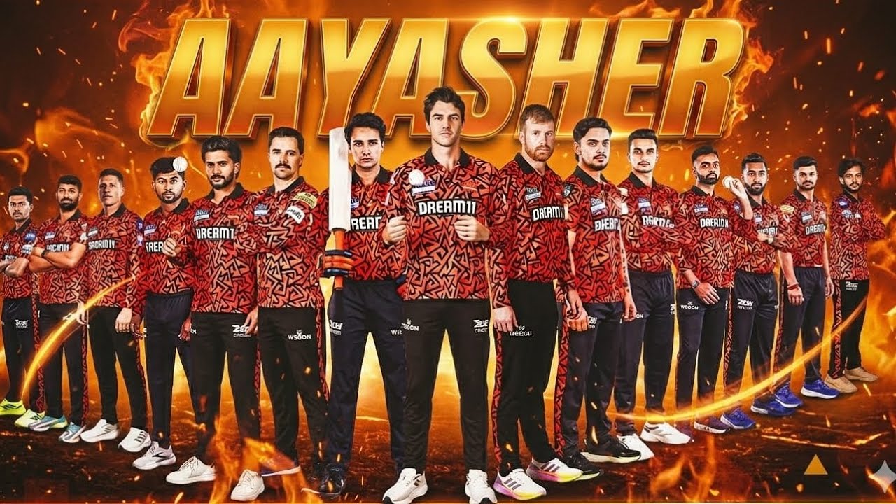 SUNRISERS HYDERABAD ❤️&zwj;🔥 X AAYASHER 💥