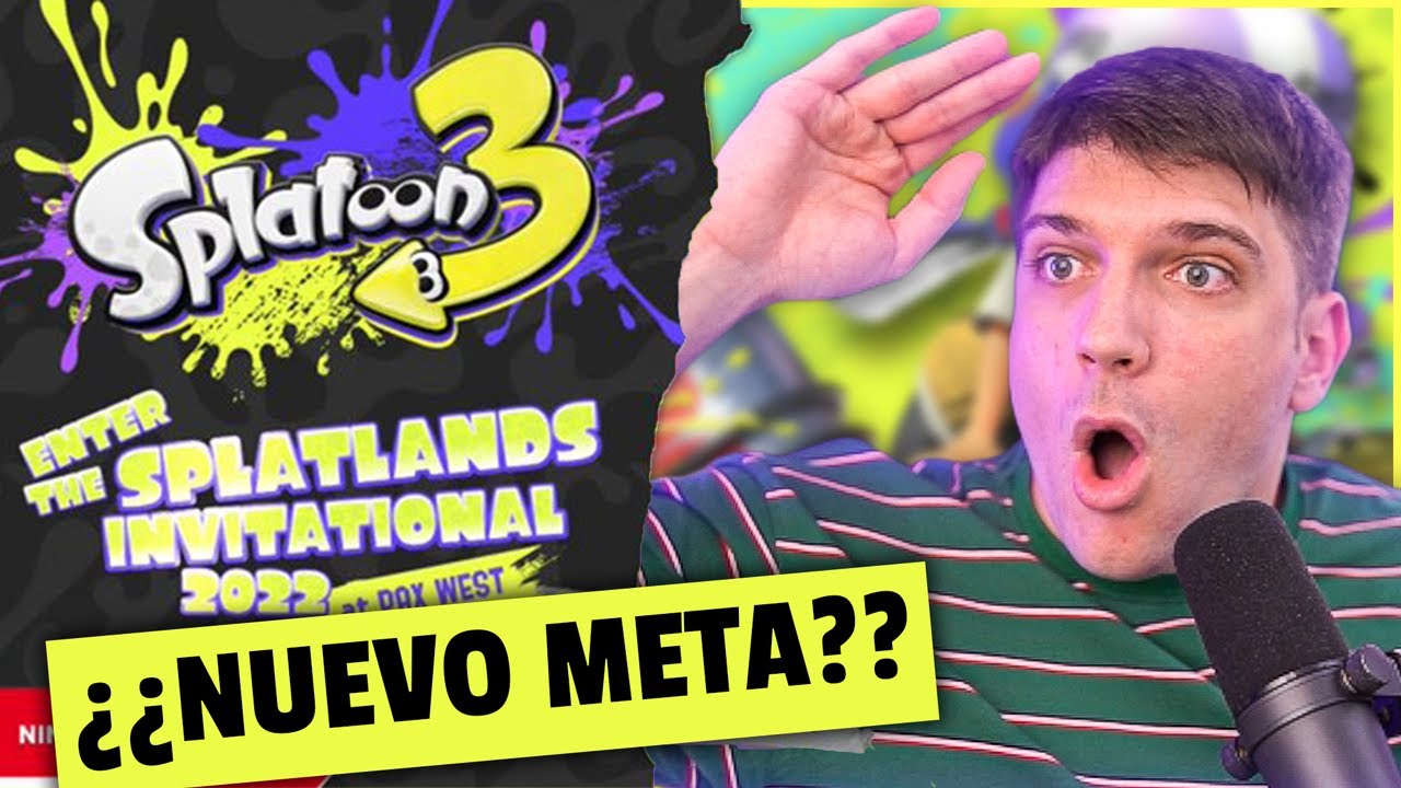 🔴REACCIONANDO AL NUEVO COMPETITIVO DE SPLATOON 3 😱🔥PAX WEST INVITATIONAL