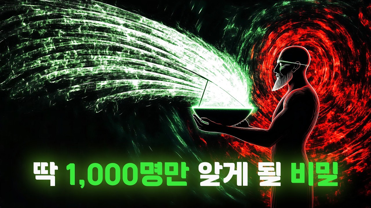 이 영상이 당신에게 뜬 건 결코 우연이 아닙니다 (천 명 중 한 명).